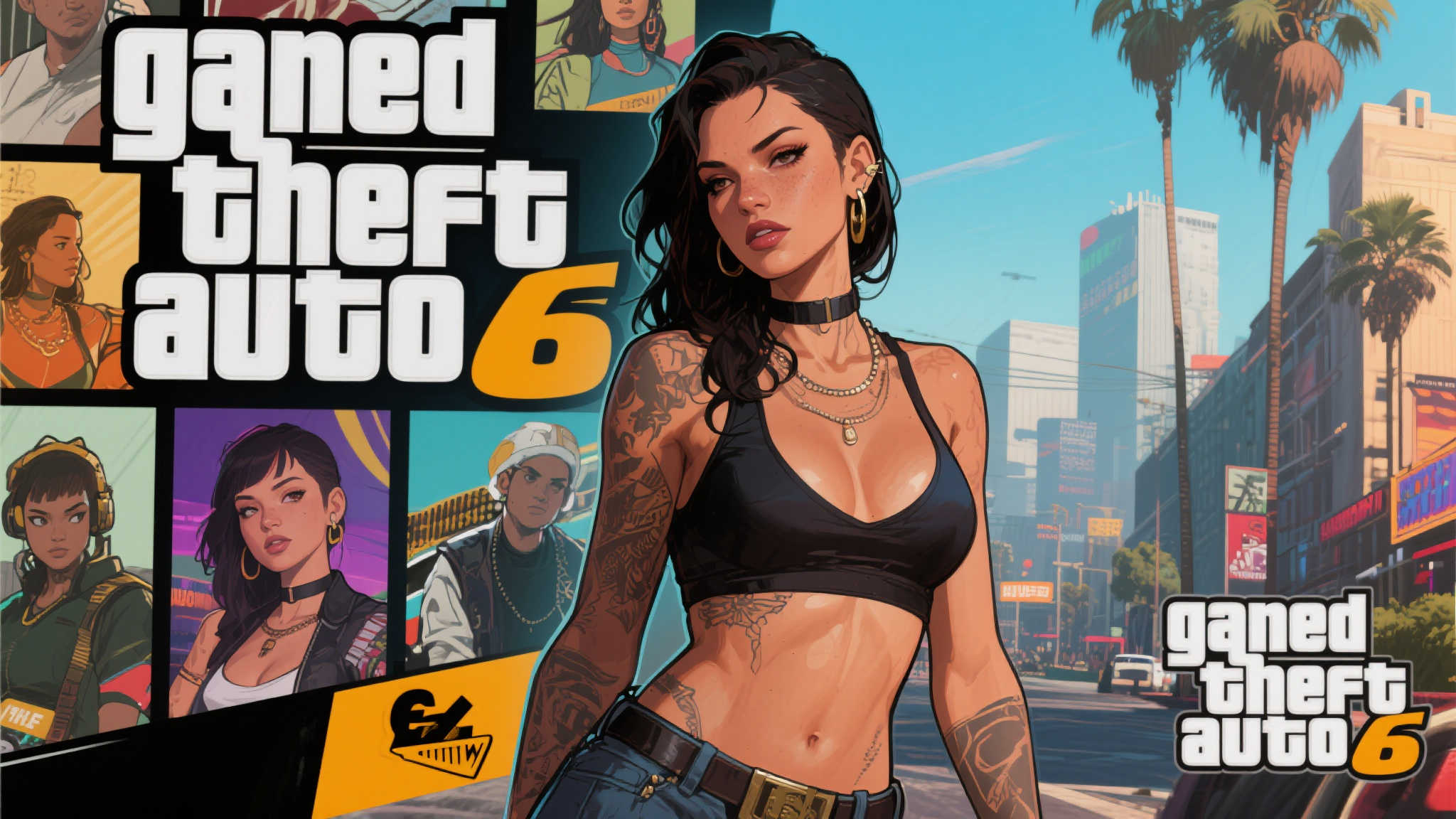 《GTA6》女主同人创作火爆上线!快来一睹为快! 《GTA6》女主同人创作火爆上线!快来一睹为快!